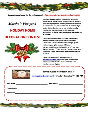 Holiday Decoration Contest